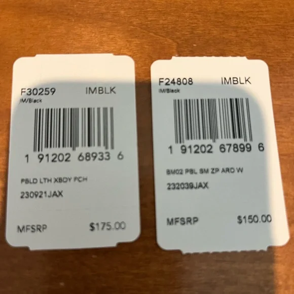 COACH JAMIE CAMERA CROSSBODY BAG WITH MATCHING WALLET BLACK LEATHER NWT! - Picture 9 of 9